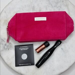 New MAC Bundle: Mascara, Pigment, Dazzleshadow Extreme & Bioderma Makeup Bag